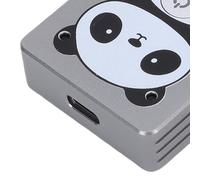 Aolidsive Microfono a 2 USB per la Cancellazione del Rumore con Doppio Canale USB Riduzione del Rumore Mic 2CH AI per Cancellazione del Rumore Mic con Pickup Omnidirezionale a 360 ° Gamma (Grigio