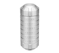 Aolidsive Mini Cryptex Blocco Codice in Lega di Alluminio con Password Predefinita ILOVEU Regalo di Compleanno Romantico per San da 4,92 Pollici