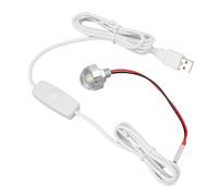 Aolidsive Mini Faretto a LED, Luce da 5 V con luminosità Regolabile Alimentato Tramite USB per Esposizione di Gioielli e Illuminazione di Armadietti da Interni