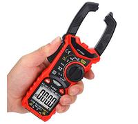 Aolidsive Mini Pinza Amperometrica Digitale AC DC Tester di Tensione in Plastica con Range Automatico per Misurazioni di Resistenza di Corrente e capacità (HT206D)