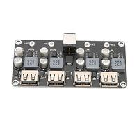Aolidsive Modulo di Ricarica Rapida Scheda Convertitore di Ricarica USB da 12 V 24 V a QC3.0 Modulo di Alimentazione a 4 Vie Interfaccia USB per la del Telefono Nei Sistemi di Alimentazione Fai da
