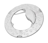 Aolidsive Modulo Luce Ventilatore da Soffitto a LED Rotondo, Kit Luce Ventilatore a LED Bianco in Alluminio, Installazione Facile Senza Foratura, Adatto a Vari Ventilatori da Soffitto (36W)