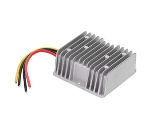 Aolidsive Modulo Step Up Modulo Boost di Tensione Lega di Alluminio PWM da 12V a 24V 12A IP67 Regolatore di Potenza per la Generazione di Energia Solare Monitoraggio Incendio Sistemi di Allarme Camion