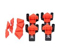 Aolidsive Morsetti Ad Angolo Retto, Plastica ABS Resistente con Angoli Regolabili di 60°, 90°, 120° per Progetti di Falegnameria e Appassionati di Fai da Te