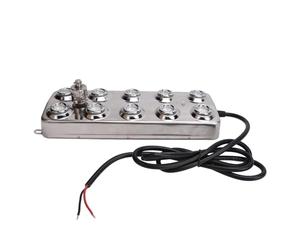 Aolidsive Nebulizzatore Ad Ultrasuoni a 10 Teste, Atomizzatore in Acciaio Inossidabile con capacità di 4,5 L/h per la Progettazione Paesaggistica di Interni Ed Esterni