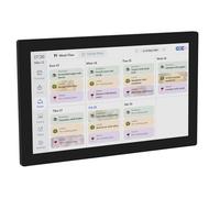 Aolidsive Pianificatore di Calendario Digitale Intelligente, Organizer per la Famiglia con Touchscreen Full HD da 15,6 Pollici con Grafico Interattivo dei Lavori Domestici, (Spina europea)