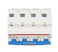Aolidsive Piccolo Interruttore Automatico, Materiale Ignifugo, Protezione da Sovraccarico, Interruttore Automatico Miniaturizzato 100A 4P per la Sicurezza Elettrica Domestica