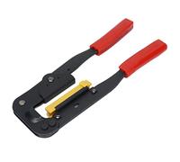 Aolidsive Pinza per Cavi Piatti a Nastro, Pinza a Crimpare in Acciaio 45, 241 Mm per Connettori e Assemblaggio Elettronico