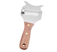 Aolidsive Rasoio per Cioccolato da Affetta Tartufo Regolabile in Acciaio Inossidabile con Manico in Legno per Cioccolato, Formaggio, Aglio e Verdure