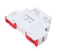 Aolidsive Relè Temporizzato, Materiale ABS, relè a Impulsi Industriale con Intervallo di Ritardo da 0,1 Secondi a 100 Giorni, Ideale per l'automazione di Fabbrica