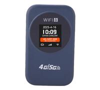 Aolidsive Router WiFi Portatile 4G Hotspot Mobile con Visualizzazione del Tempo da 300Mbps 2.4G con Slot per Scheda SIM per Viaggiatori in Viaggio d'affari Home Office