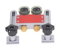 Aolidsive Rullo Regolabile a Doppio Cuscinetto, Rullo per da Tavolo in Lega di Alluminio, Pressione Mobile per Accessorio da Tavolo per la Lavorazione del Legno