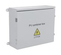 Aolidsive Scatola Combinatrice Fotovoltaica, Scatola Combinatrice Solare Impermeabile con Interruttore Automatico da 125 A, Ingresso 6 Stringhe, Fusibile da 15 A e Parafulmine, per Installatori di
