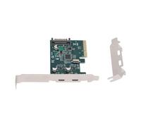 Aolidsive Scheda di Espansione PCIe USB 3.1 Gen 2 da 10 Gbps Hub USB C a 2 Porte Adattatore PCI Express 3.0 X4 per il Backup dei File della Workstation Desktop