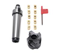 Aolidsive Set di Frese Frontali 400R con Geometria a Parallelogramma da 10 Pezzi 85° e Angolo di Spoglia 11° APMT1604 Inserti in Metallo Duro per Macchine CNC Fresatrici Alesatrici Trapano