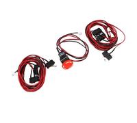 Aolidsive Set Micro Finecorsa Router CNC, Lega di Alluminio ABS, 6 Pezzi 2 Pin 5A Interruttore Momenti per Macchina per Incidere CNC 3018 PRO Maximum Plus