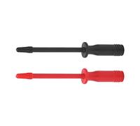Aolidsive Sonda di Test Multimetro con Punta, Isolata, Confezione da 2 | Connettore a banana da 4 mm, perfora l\'isolamento del filo, punta dell\'ago in acciaio inossidabile, per la diagnostica