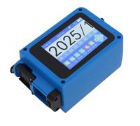 Aolidsive Stampante a Getto D'inchiostro Portatile, Codificatrice Portatile con Altezza Regolabile da 2 a 12,7 Mm e Risoluzione 600 DPI per della Data del Codice QR su più Materiali