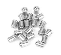 Aolidsive Stantuffo a Sfera a Molla da 20 Pezzi, Perline di Posizionamento di Precisione in Acciaio Inossidabile 304, Finitura Liscia e Dimensioni Compatte per Macchinisti e Appassionati di Fai da