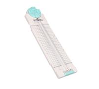 Aolidsive Taglierina di Carta 4 in 1, Materiale ABS, Lame per Cordonatura Ondulate e Perforate per Scrapbooking, Biglietti, Progetti di Creazione Fotografica, Uso in Ufficio Scolastico