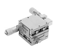 Aolidsive Tavola Scorrevole Lineare Manuale XY, Guida a Rulli in Acciaio Inossidabile, Elevata stabilità e Precisione per Apparecchiature di Movimento di Precisione