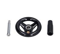 Aolidsive Volantino Rotondo, Materiale Bachelite, Design a 3 Razze, Efficiente Strumento di Spostamento dell'attrezzatura per Uso Meccanico