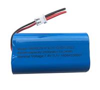 AOLIKES 7.4V Batteria Rcaricabile agli ioni di Litio 2600mAh,Batteria di Alimentazione con Spina XH2.54-2pin, Batteria fai da te 18650 2S1P Batteria Supporta la Scarica Continua 3C