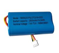 AOLIKES Batteria ricaricabile agli ioni di litio 18650 2s1p 2600 mAh 7,4 V con spina XH2,54/3p / celle 5C / Supporta ricarica rapida / batteria da 8,4 V