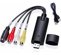 Aolirot Convertitore da Hi8 VHS a DVD Digital, Scheda di Acquisizione Video USB Convertitore da VHS in DVD Digitale Adattatore Audio Video Digitalizzare Supporta Linux/Win Xp/Vista/Win 7/8/10