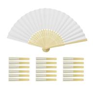 AolKee 64 pezzi ventagli matrimonio, decorazioni matrimonio, ventagli bianchi matrimonio, decorazione di nozze, fan nozze, temi di nozze, regali di nozze