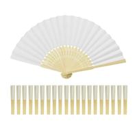 AolKee ventagli di Carta, in bambù, Decorazioni per Matrimoni, bomboniere, Addio al Nubilato, Decorazione da Parete Fai da Te, Regalo di Nozze