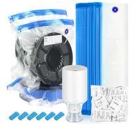 Aolso 30 Sacchetti Sottovuoto per Filamenti 3D, 30 x 34 cm Riutilizzabile Sacchetti Sigillati Sottovuoto con Pompa automatica, 48 Essiccante, 6 Clip, Resistente All'umidità e Alla Polvere.