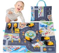 Aolso Auto per Bambini 3 Anno, 13 PCS Macchinine con Borsa Portaoggetti, Set di Camion Giocattolo, Regali per Ragazzo Ragazza (13 PCs)