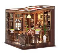 Aolso Book Nook Kit, DIY Kit di Casa Miniature, Creativo per Realizzare Case delle, Regalo di Compleanno e Adulti-Book