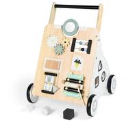 Aolso Carrello Primi Passi per Bambini, Girello per Bambini in Legno, Girello Neonato, Carrello per Bambini, Carrello Legno Bambini, Giochi Primi Passi, Girello per Bambini 12+ Mesi