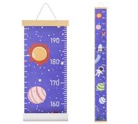 Aolso Metro Altezza Bambini da Parete, Altezza Grafico, Bambini Altezza Crescita Grafico misurazione, Animali Adesivi Da Parete,Rimovibile Decorazione Murale,Tabella di crescita (Astronauta)