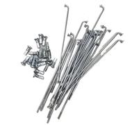 AOLUOER 36 raggi for motocicletta elettrica, diametro 10G, lunghezza 3,18 mm, 55-305 + nippli(130mm)