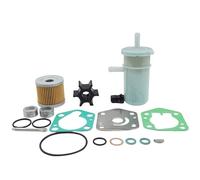 AOLUOER Adatto a S//u//z//u//k//i 9. 15 20 HP DF9.9B DF15A DF20A 2013+ Kit di manutenzione Pompa 'acqua fuoribordo Revisione Filtro carburante Guarnizione scarico
