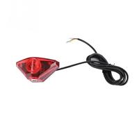 AOLUOER Luce Posteriore for Bici elettrica 2W 6-80V, Luce Posteriore Universale for Bici elettrica, Scooter, Lampada Freno in plastica, Cavo da 1,6 m