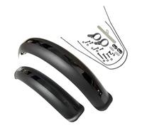 AOLUOER Parafanghi for Bici Parafango Anteriore Posteriore for Bici Componenti for Mountain Bike Viaggi all'aperto Accessori for Mountain Bike (Black)