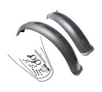 AOLUOER Parafanghi for Bici Parafango Anteriore Posteriore for Bici Componenti for Mountain Bike Viaggi all'aperto Accessori for Mountain Bike (Gray)