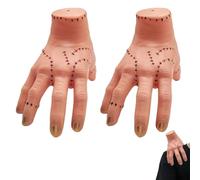 AOMAIGAD 2Pcs Mano per Decorazione di Halloween, Addams Mano, Mano spaventosa, Horror Adatto per Carnevale Party e Cosplay