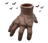 AOMAIGAD Addams Family Hand,Finte mano in lattice, portapenne, statuetta gotica, mani in lattice, decorazioni realistiche, regalo per i fan