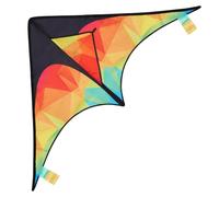 Aomig Aquilone Delta Bambini e Adulti, Acrobatico, Professionale, Colorati Facili da Far Volare, Per Principianti, Giochi All'Aperto, Corda(125x65cm)