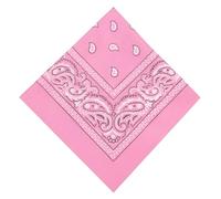 Aomig Bandane, Bandana Rosa Chiaro Bandane Colorate per Donna e Uomo, Multicolori Fazzoletti Testa Bandana per Capelli Modello di Anacardi, Stile Hip Hop, 55 * 55CM