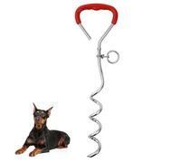 Aomig Cane Picchetto a Spirale, Picchetto a Vite per Cani, Ancoraggio a Terra per Cani, Cane da Picchetto per Impieghi Gravosi, Cane da Spirale in Metallo per Cortile, Campeggio, Spiaggia