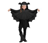 Aomig Costume da Pipistrello per Bambini, Mantello da Pipistrello con Cappuccio, Costume da Pipistrellovampiro, Mantello con Ali di Pipistrello Perfetto per Il Cosplay di Carnevale di Halloween
