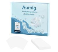 Aomig Detersivo Profumato - 90 Pezzi Sapone Concentrato Ipoallergenico Biologico per Lavanderia e Viaggi