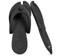 Aomig Infradito Uomo Donna, Pieghevole Portatile da Viaggio Pantofole, Infradito Sandali Delle Donne Degli Uomini Antiscivolo Flip Flops Scarpe da Spiaggia e Piscina Comode, Leggere