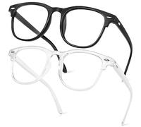 Aomig Occhiali Anti Luce Blu, 2 Pacco Occhiali da Lettura per Uomo e Donna, Occhiali per Pc con Blocco Della Luce Blu, Anti Luce Blu Lenti Antiriflesso per Leggero Comodo Lettori